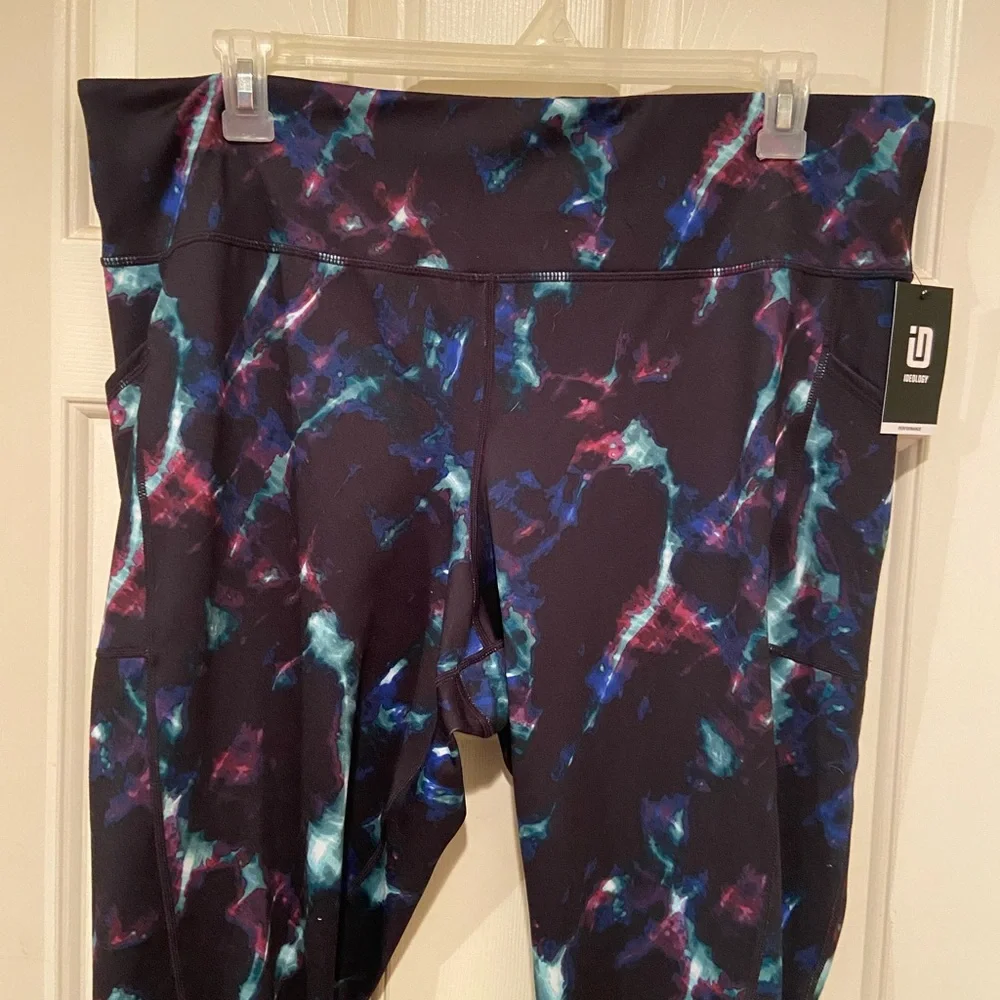 IDEOLOGY Plus Size Celestial Sky Printed 7/8 Length Leggings Size 3X NWT - Picture 5 of 9